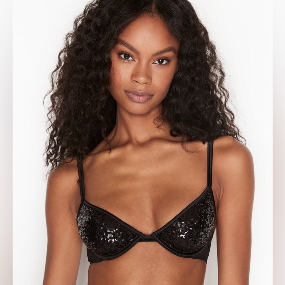 Victoria’s Secret Sequin Bra black - Picture 1 of 5